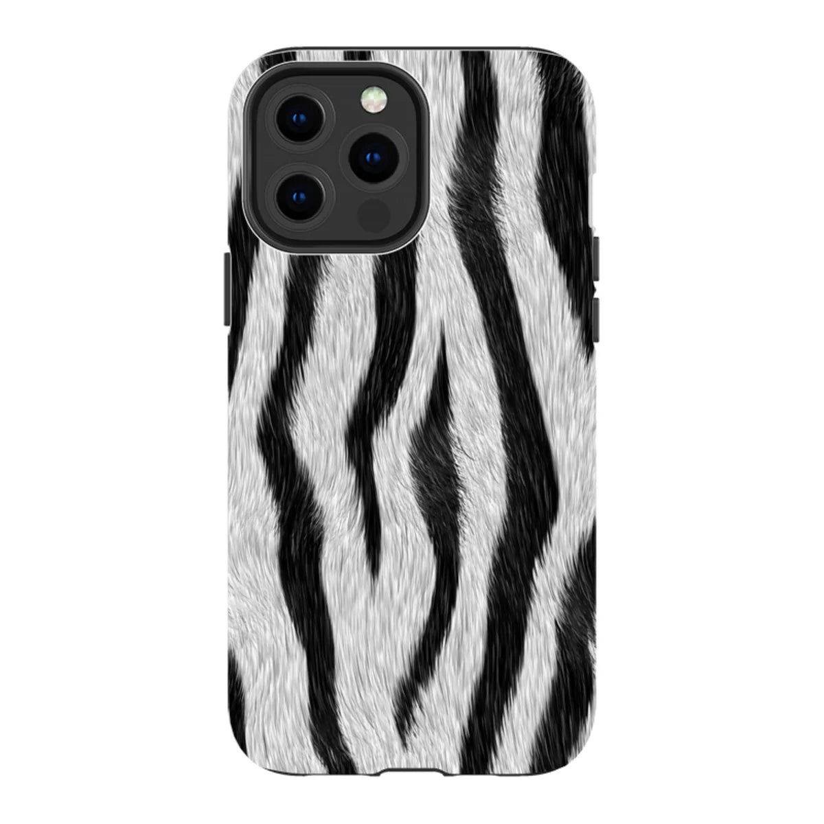 Zebra Groove — iPhone 13 Pro Max Tough Case — Finnaij