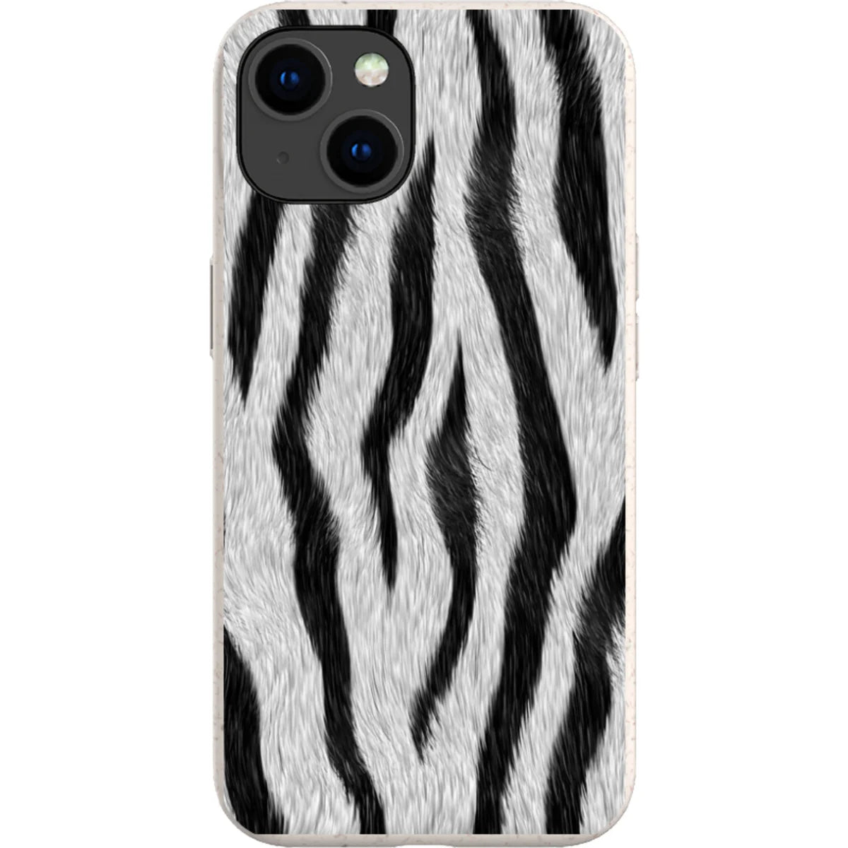 Zebra Groove — iPhone 14 iPhone Bio-degradable Case — Finnaij