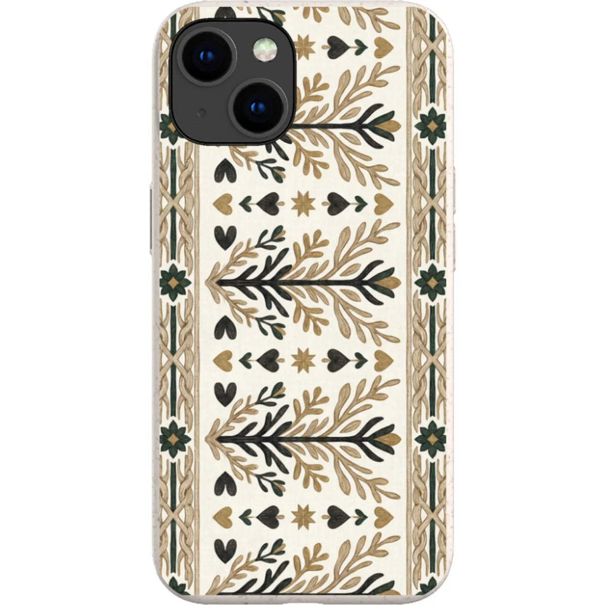 Heritage Border by Elsi Vaarala — iPhone 14 iPhone Bio-degradable Case — Finnaij