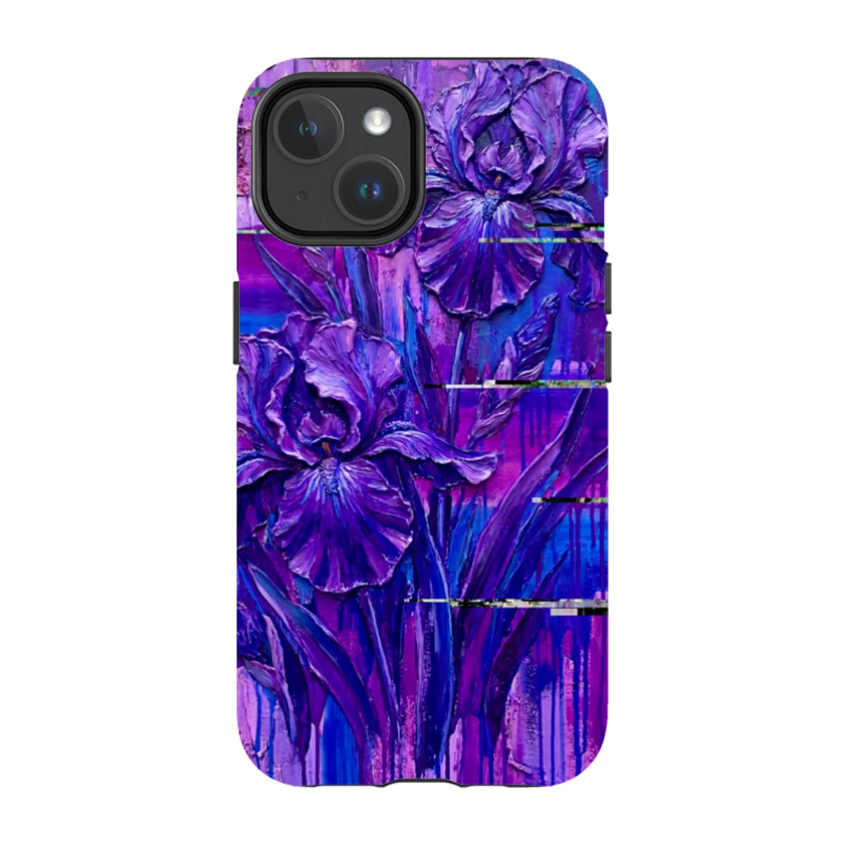 Iris Flowers by Frida Lövström — iPhone 14 Magsafe Tough Case — Finnaij