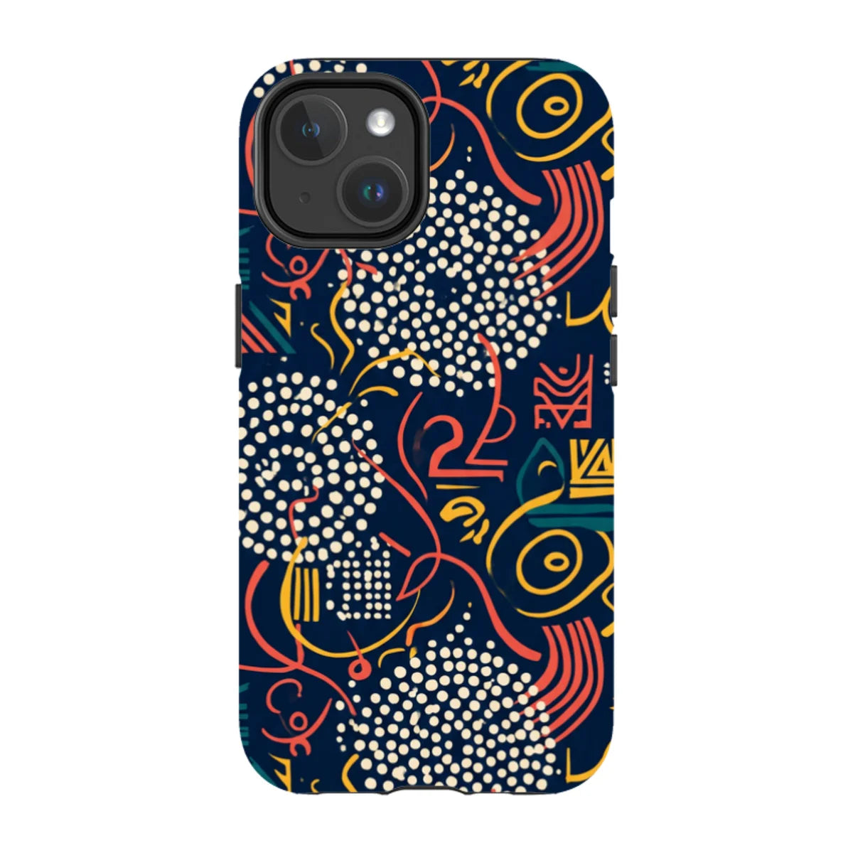 Adire Nightfall by Ada Okoye — Magsafe Tough Case for iPhone — Finnaij