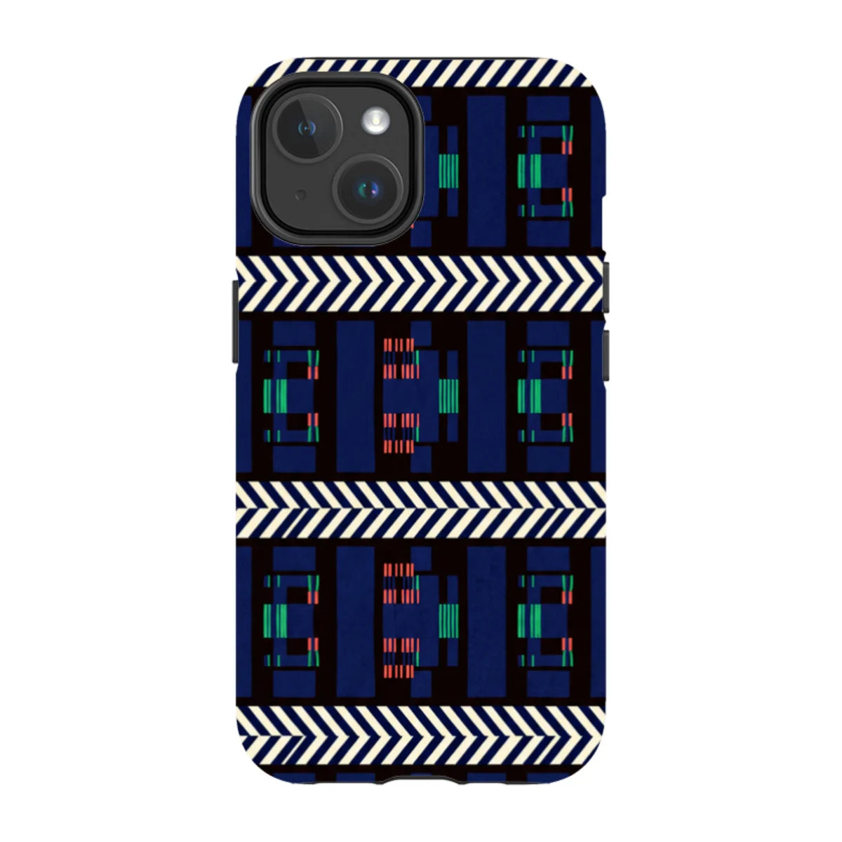 Midnight Aso-Oke by Ada Okoye — iPhone 14 MagSafe Tough Case — Finnaij