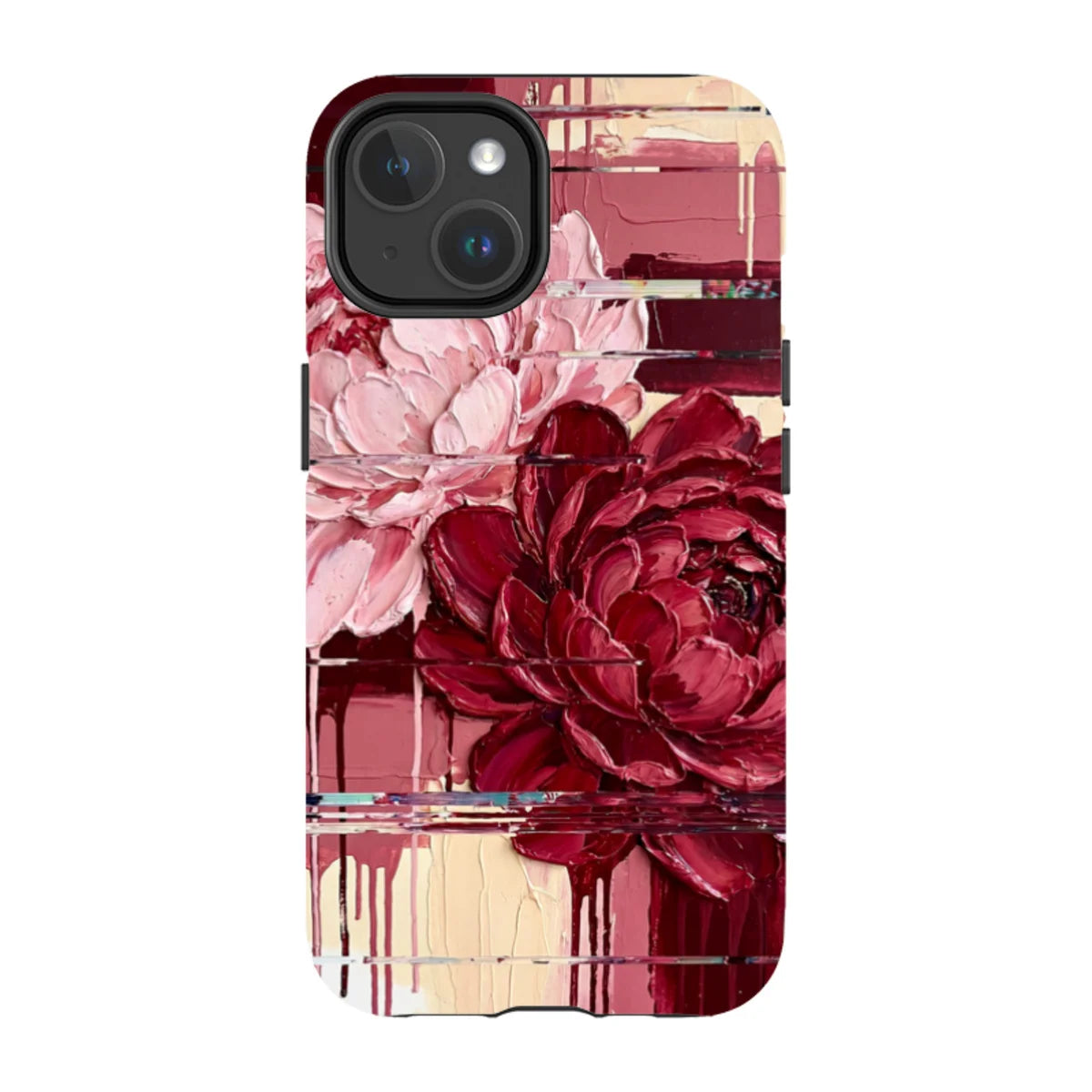Peonies by Frida Lövström — iPhone 14 Magsafe Tough Case — Finnaij