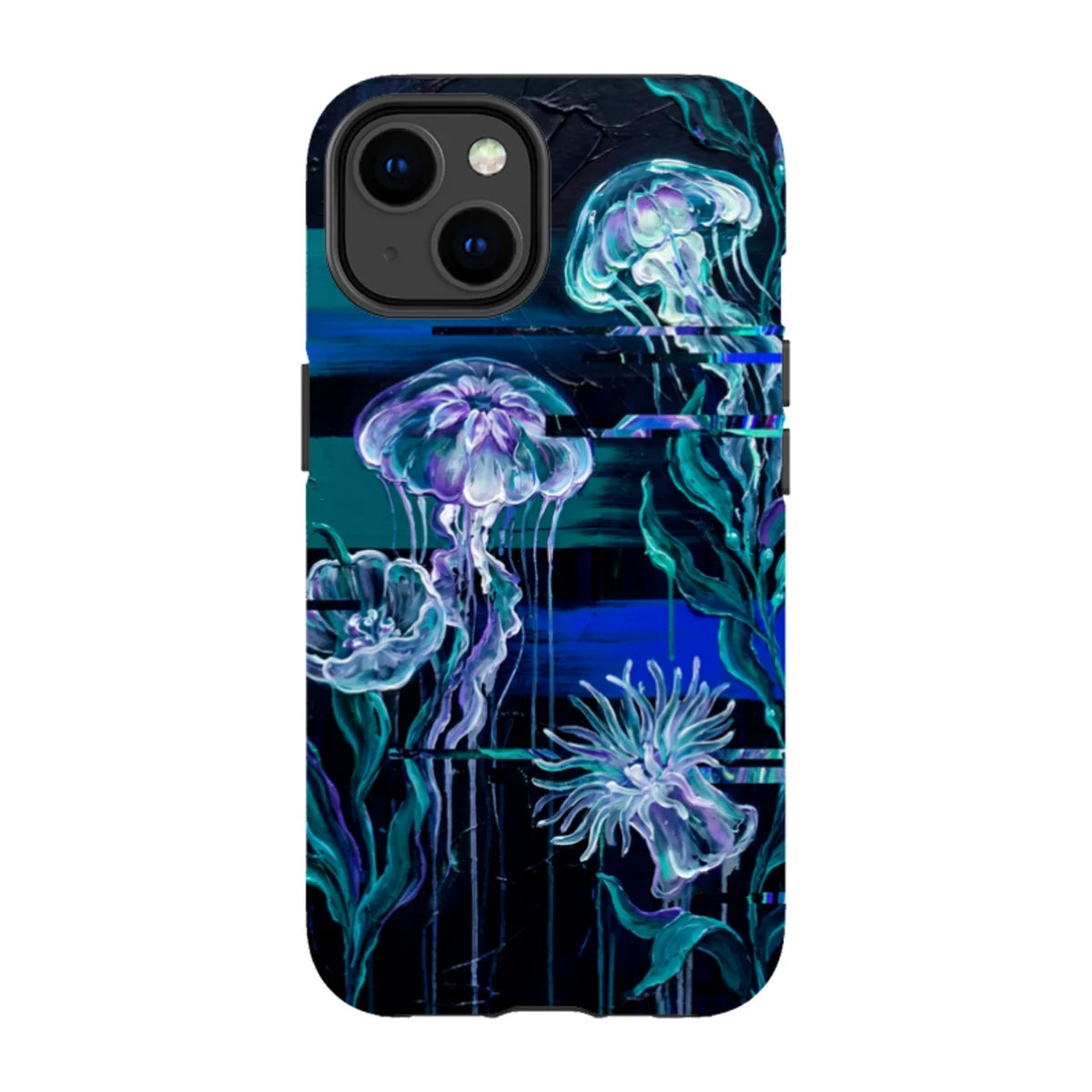 Deep-Sea Underwater Botanical Fantasy by Frida Lövström — iPhone 14 Tough Case — Finnaij