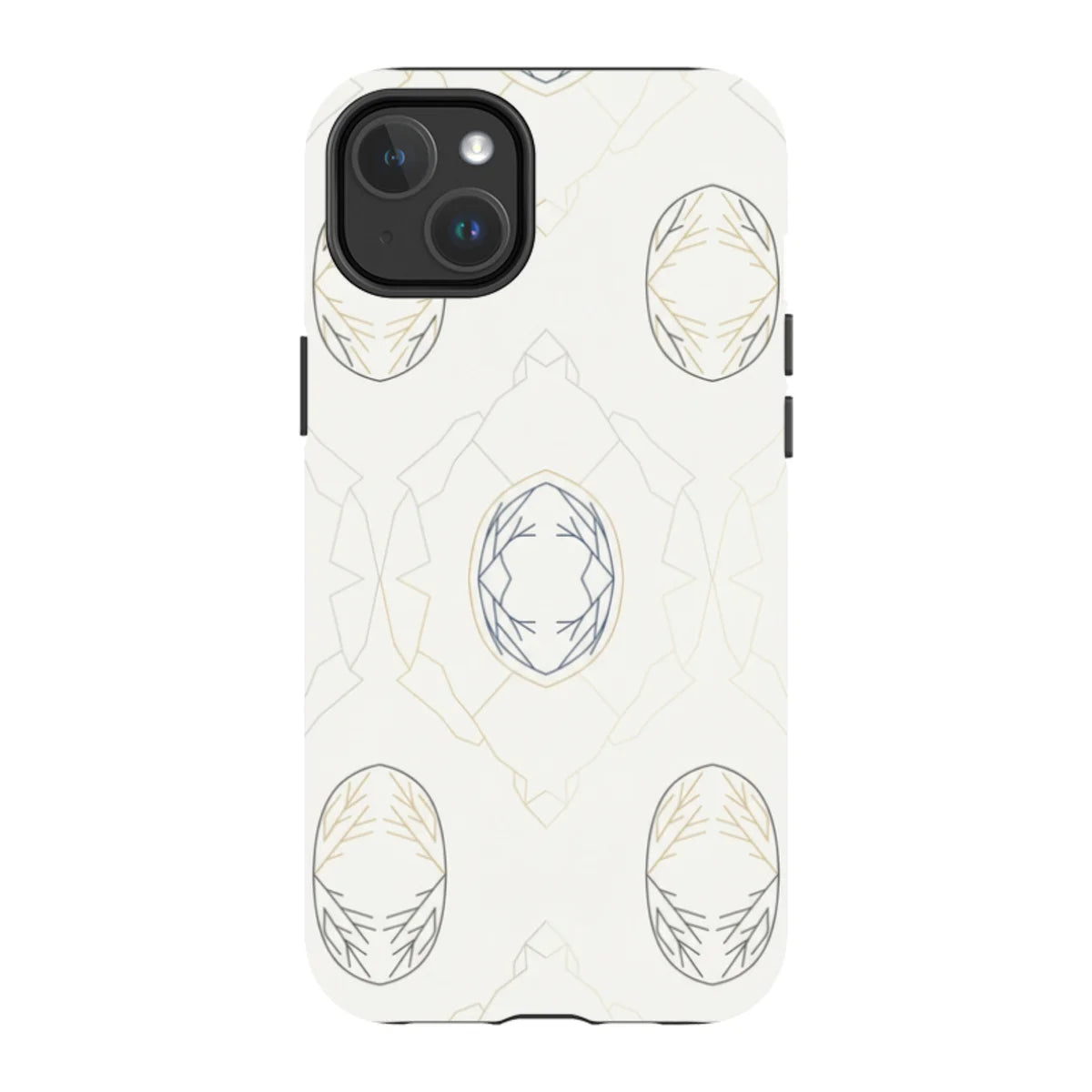 Frozen Lake Silence by Elsi Vaarala — iPhone 14 Plus Magsafe Tough Case — Finnaij
