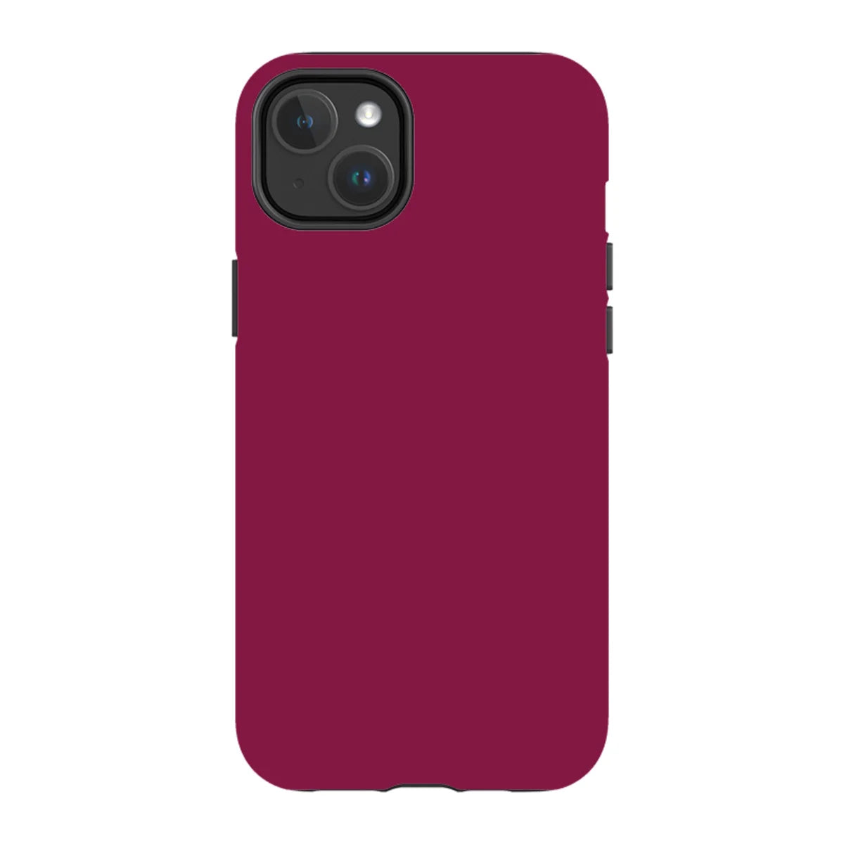 Simple Range Burgundy Orchid — iPhone 14 Plus MagSafe Tough Case — Finnaij