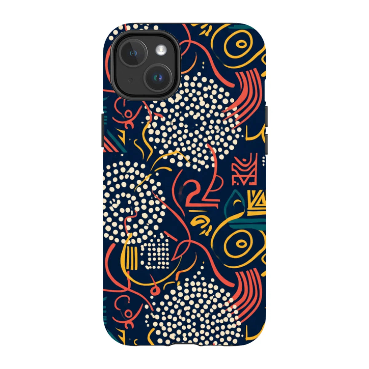 Adire Nightfall by Ada Okoye — Magsafe Tough Case for iPhone — Finnaij