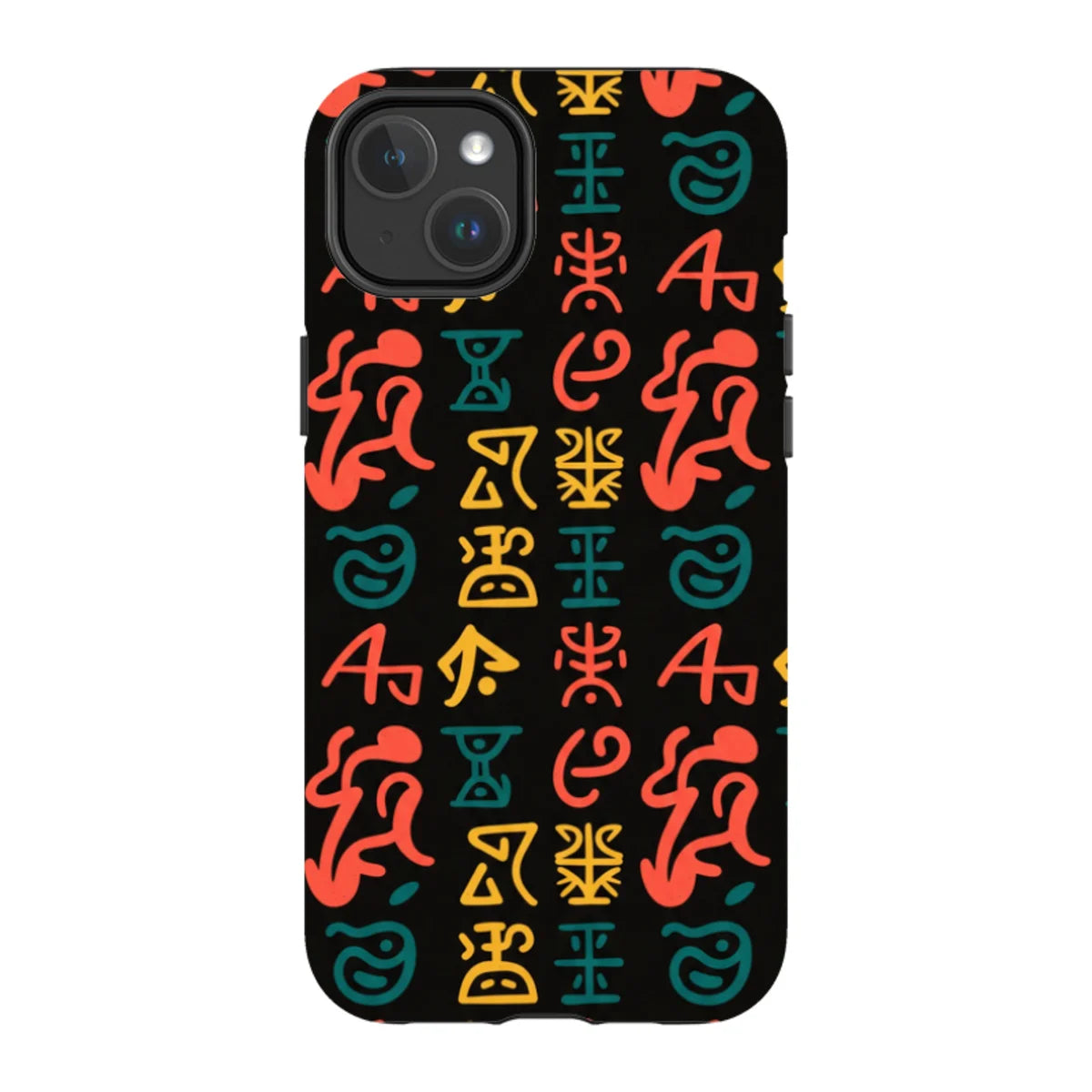 Nsibidi Pulse by Ada Okoye — Magsafe Tough Case for iPhone — Finnaij