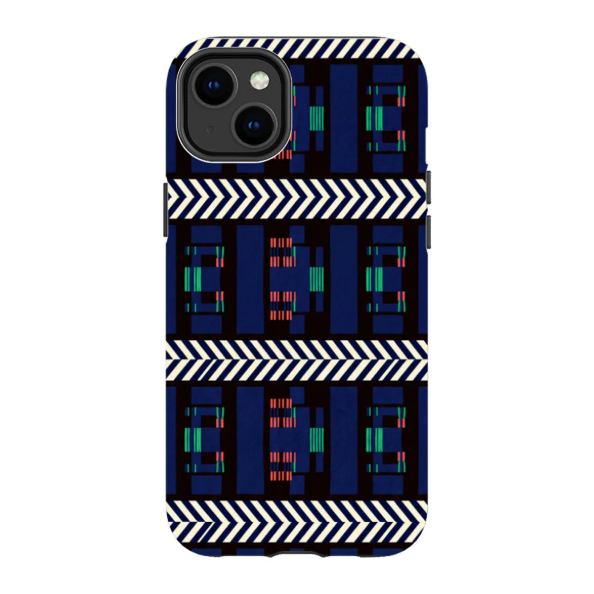Midnight Aso-Oke by Ada Okoye — iPhone 14 Plus Tough Case — Finnaij