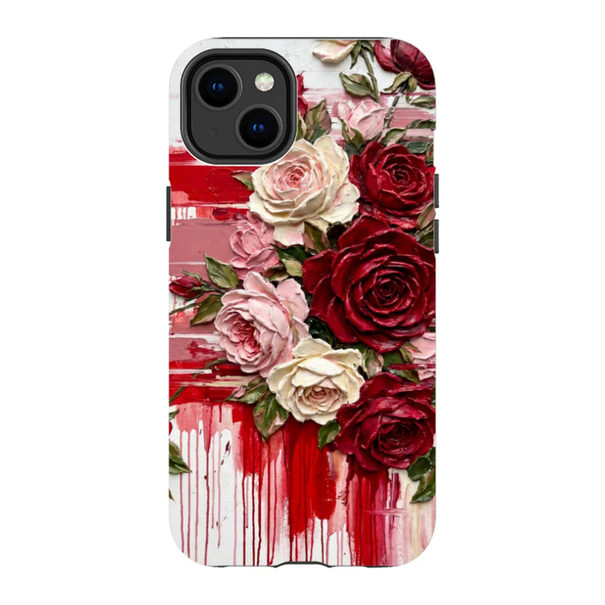 Roses by Frida Lövström — iPhone 14 Plus Tough Case in Matte Tough Case — Finnaij