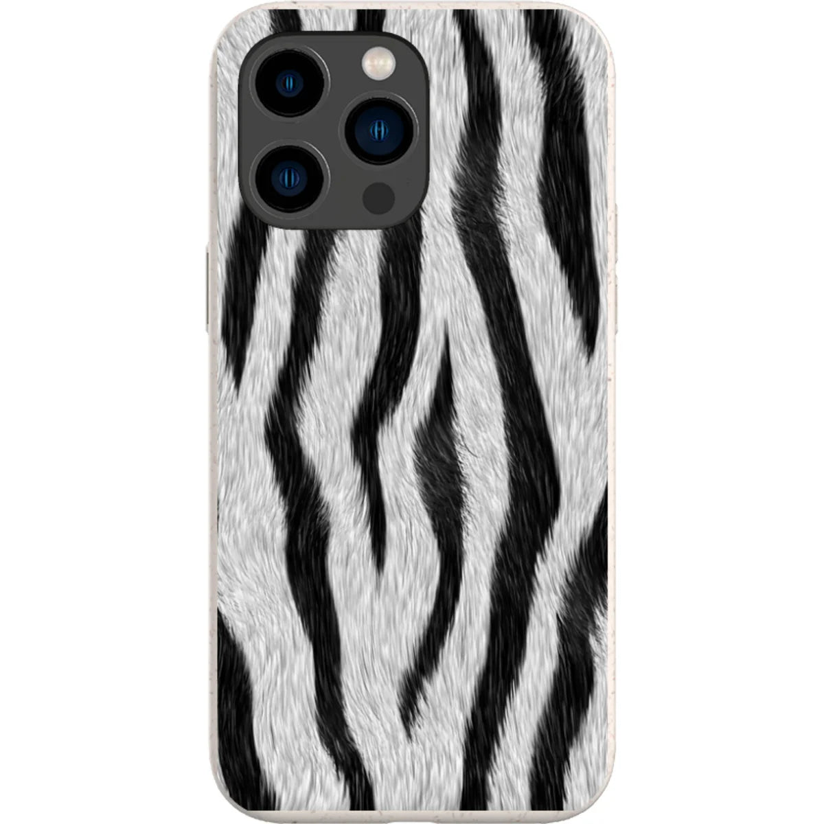 Zebra Groove — iPhone 14 Pro Max iPhone Bio-degradable Case — Finnaij