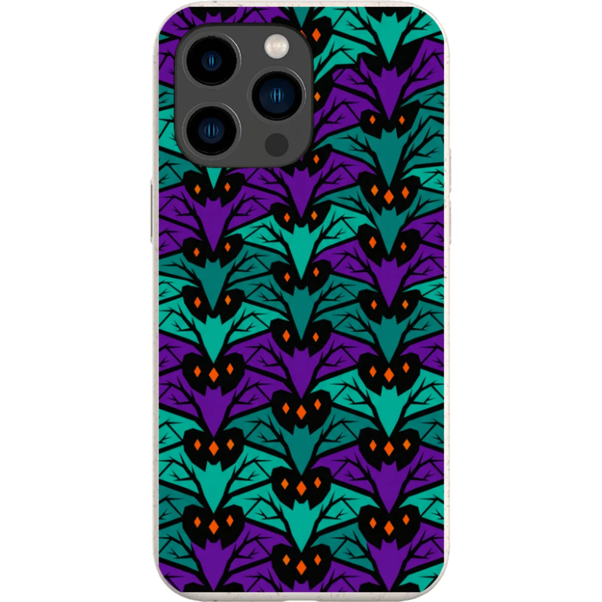 Bat Forest — iPhone 14 Pro Max Bio-degradable Case — Finnaij