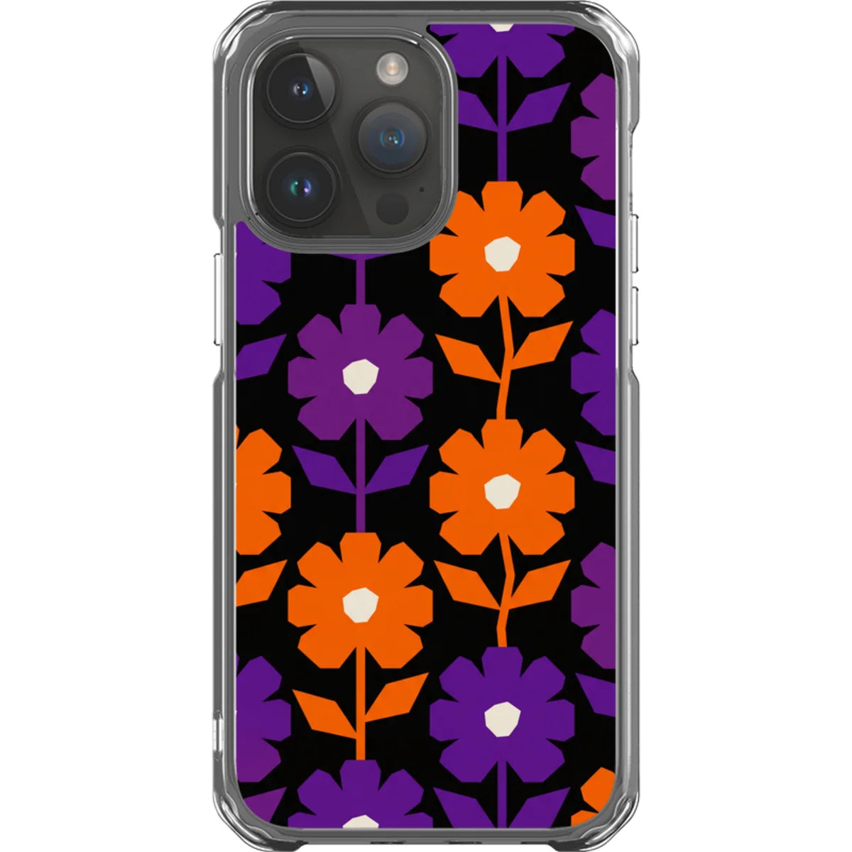 Haunted Bloom — iPhone 14 Pro Max Magsafe Clear Impact Case — Finnaij