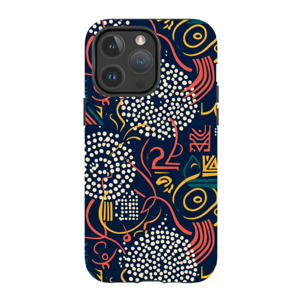 Adire Nightfall by Ada Okoye — Magsafe Tough Case for iPhone — Finnaij