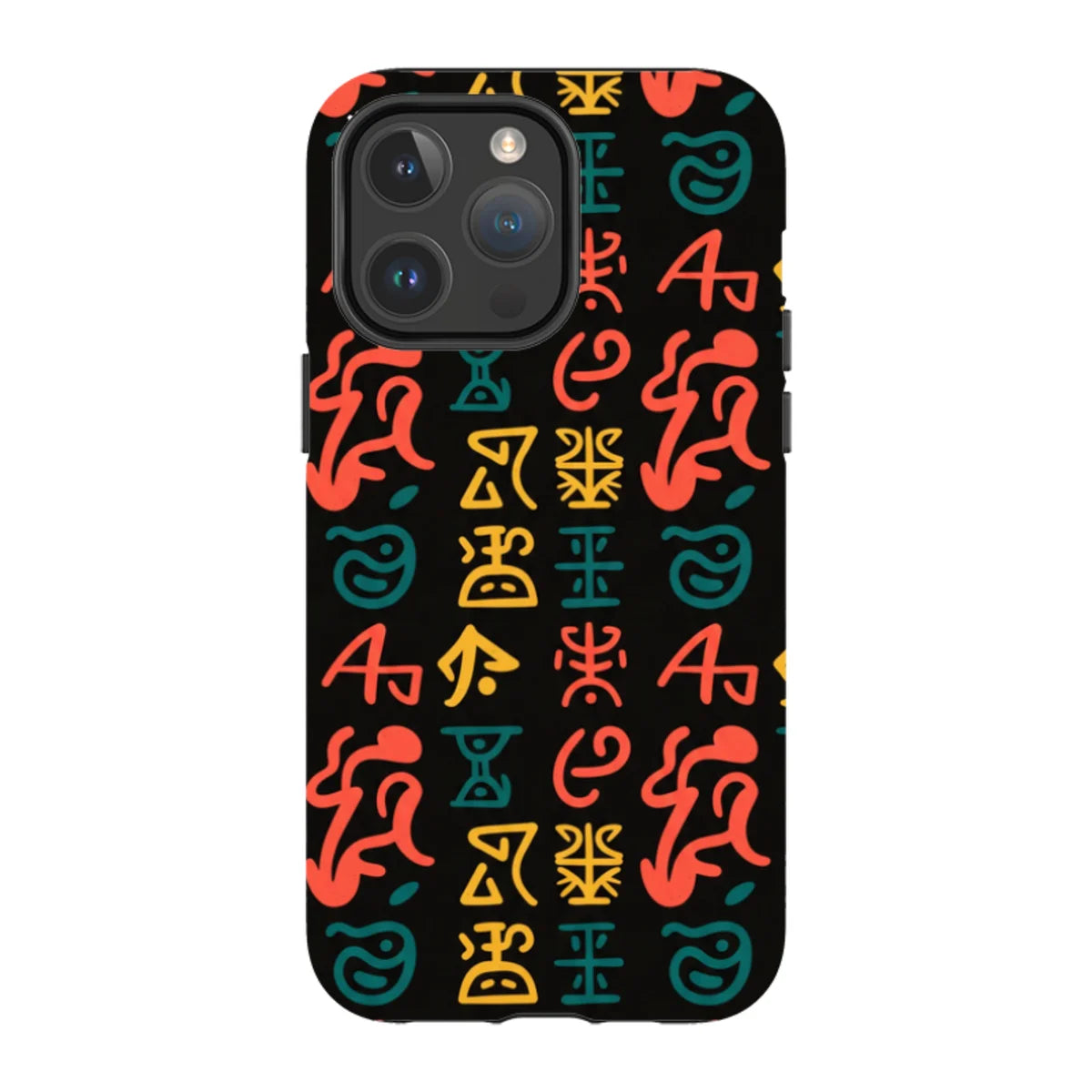 Nsibidi Pulse by Ada Okoye — Magsafe Tough Case for iPhone — Finnaij