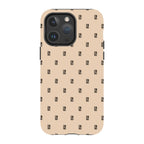 Monogram Beige Harvest — iPhone 14 Pro Max Magsafe Tough Case — Finnaij