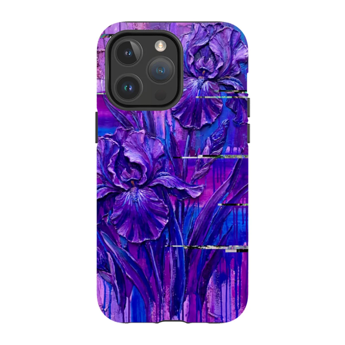 Iris Flowers by Frida Lövström — iPhone 14 Pro Max Magsafe Tough Case — Finnaij