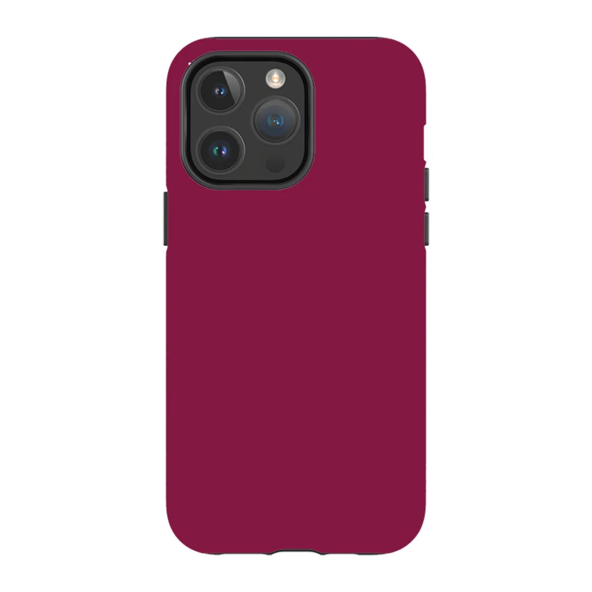 Simple Range Burgundy Orchid — iPhone 14 Pro Max MagSafe Tough Case — Finnaij