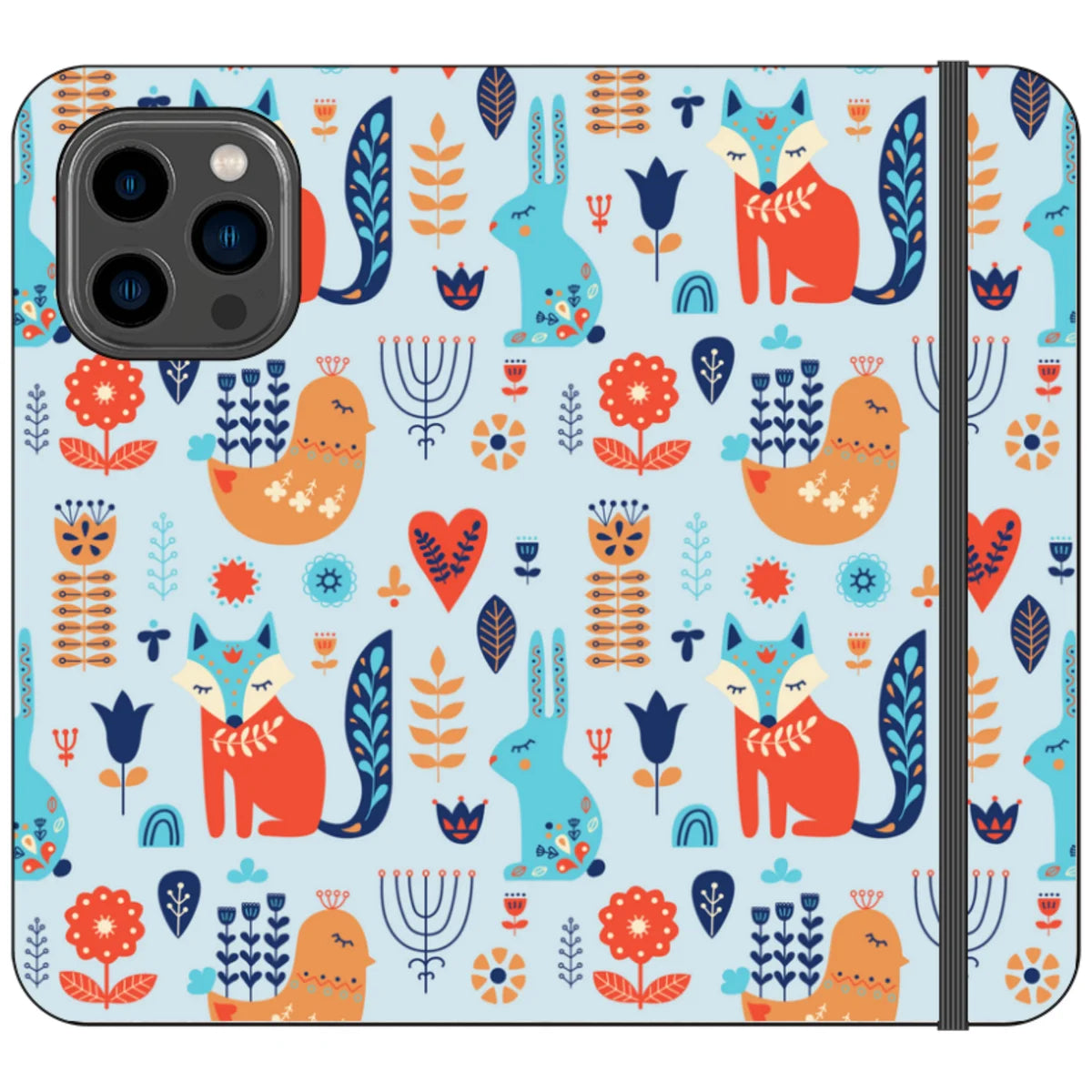Nordic Ornament — iPhone 14 Pro Max Wallet Case — Finnaij