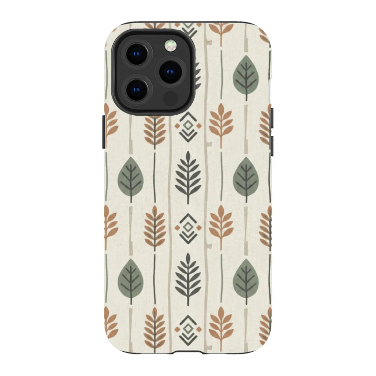 Birch and Linen Pattern by Elsi Vaarala — iPhone 14 Pro Max Tough Case — Finnaij