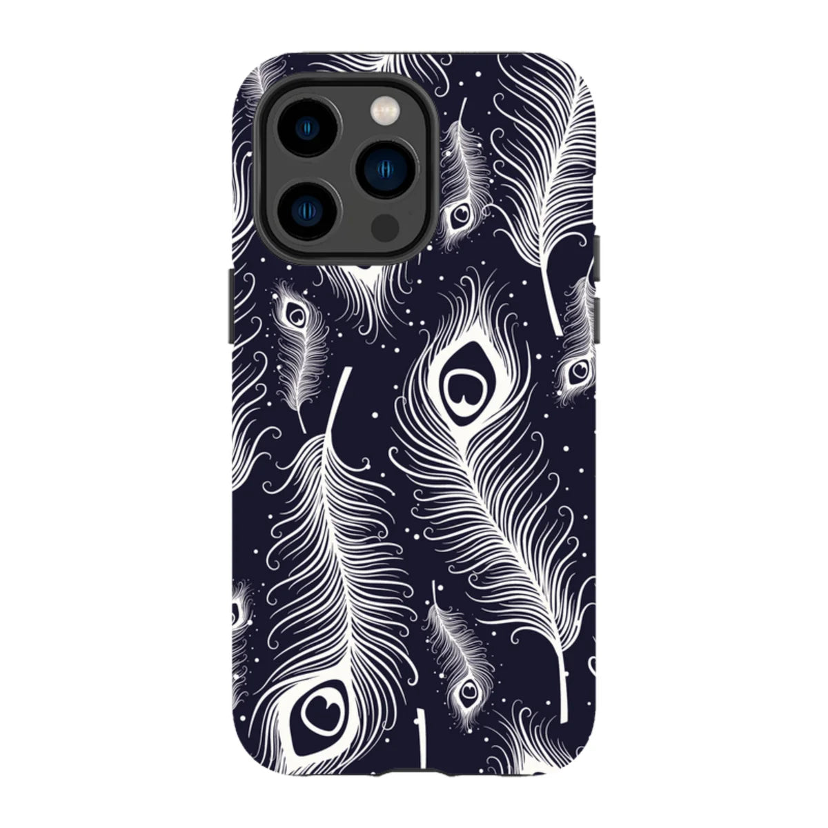 Feathers in Bloom — iPhone 14 Pro Max Tough Case — Finnaij