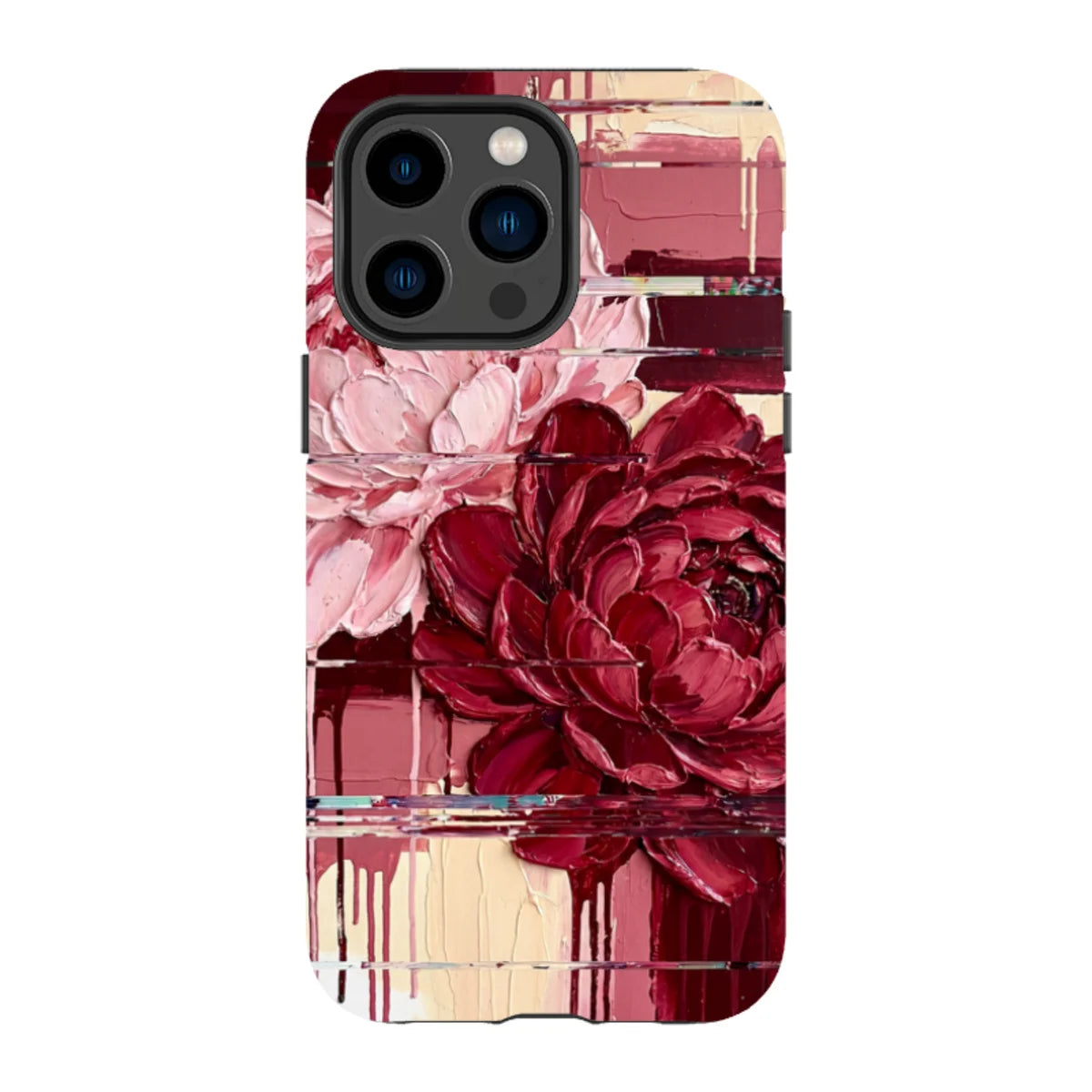 Peonies by Frida Lövström — iPhone 14 Pro Max Tough Case in Matte Tough Case — Finnaij