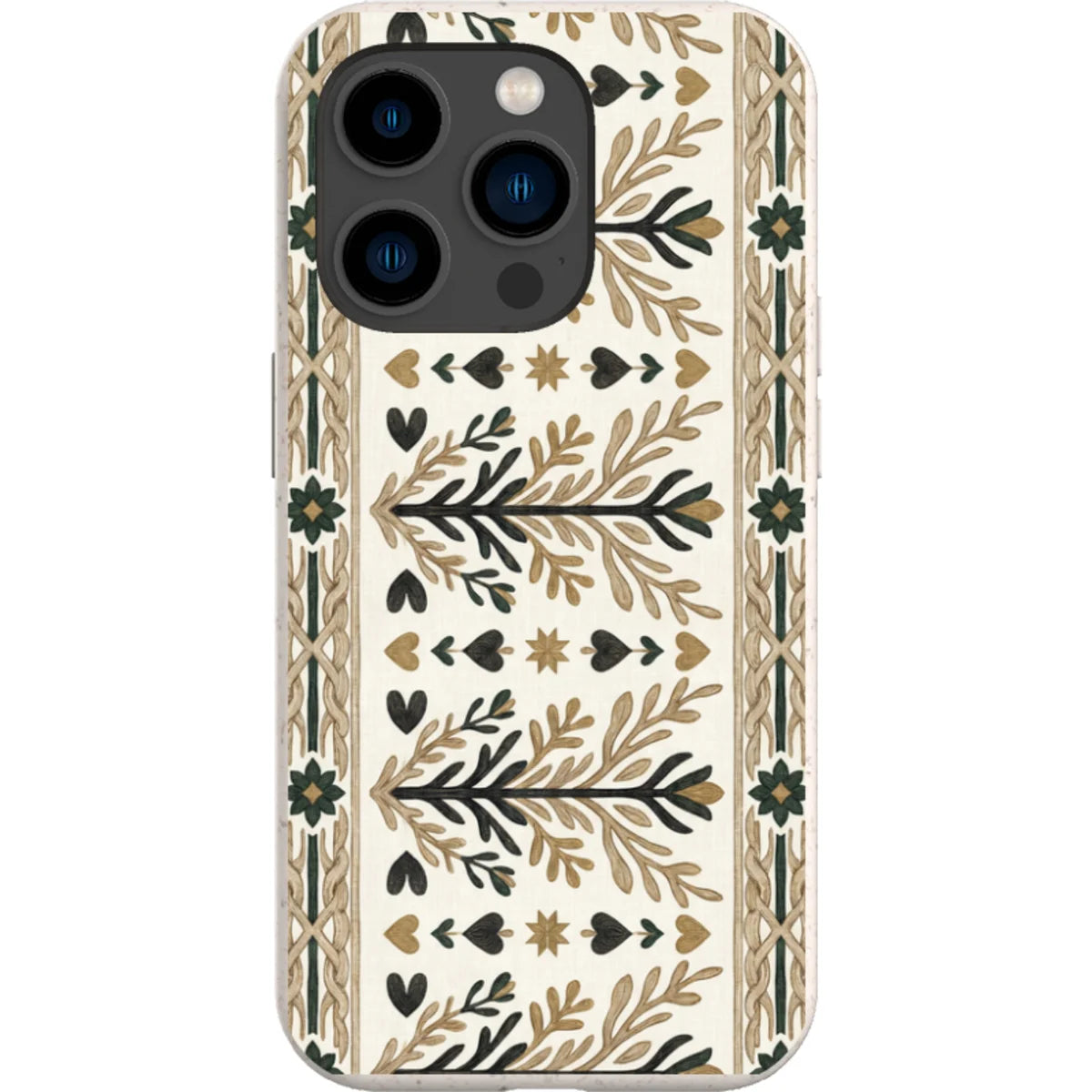 Heritage Border by Elsi Vaarala — iPhone 14 Pro iPhone Bio-degradable Case — Finnaij