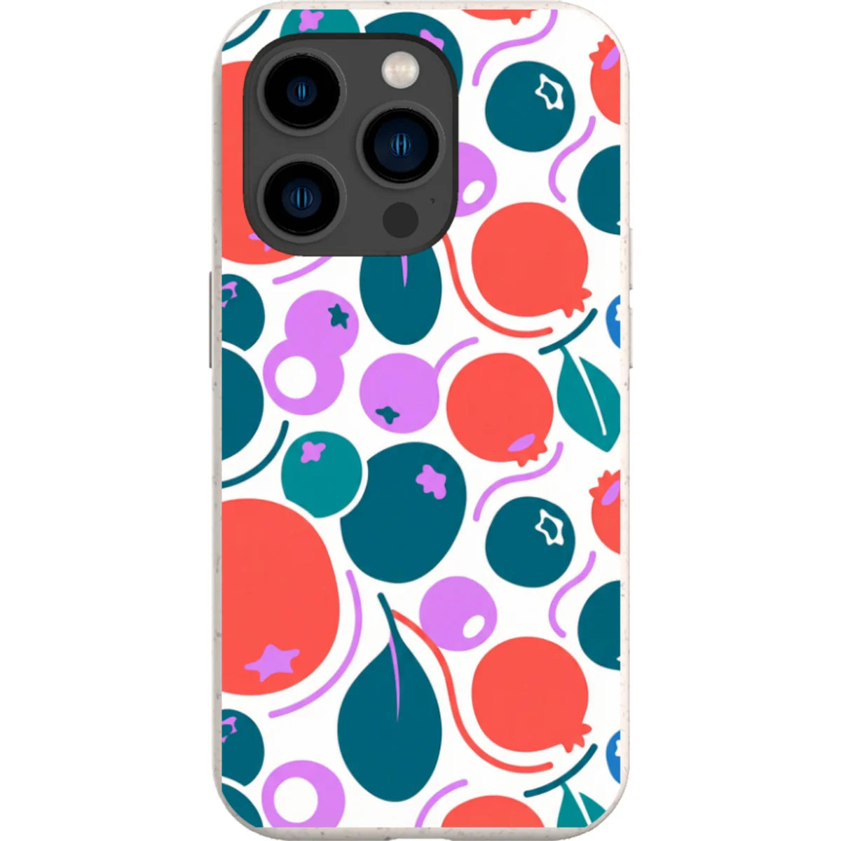 Berry Icon Remix by Salla Niemi — iPhone 14 Pro iPhone Bio-degradable Case — Finnaij