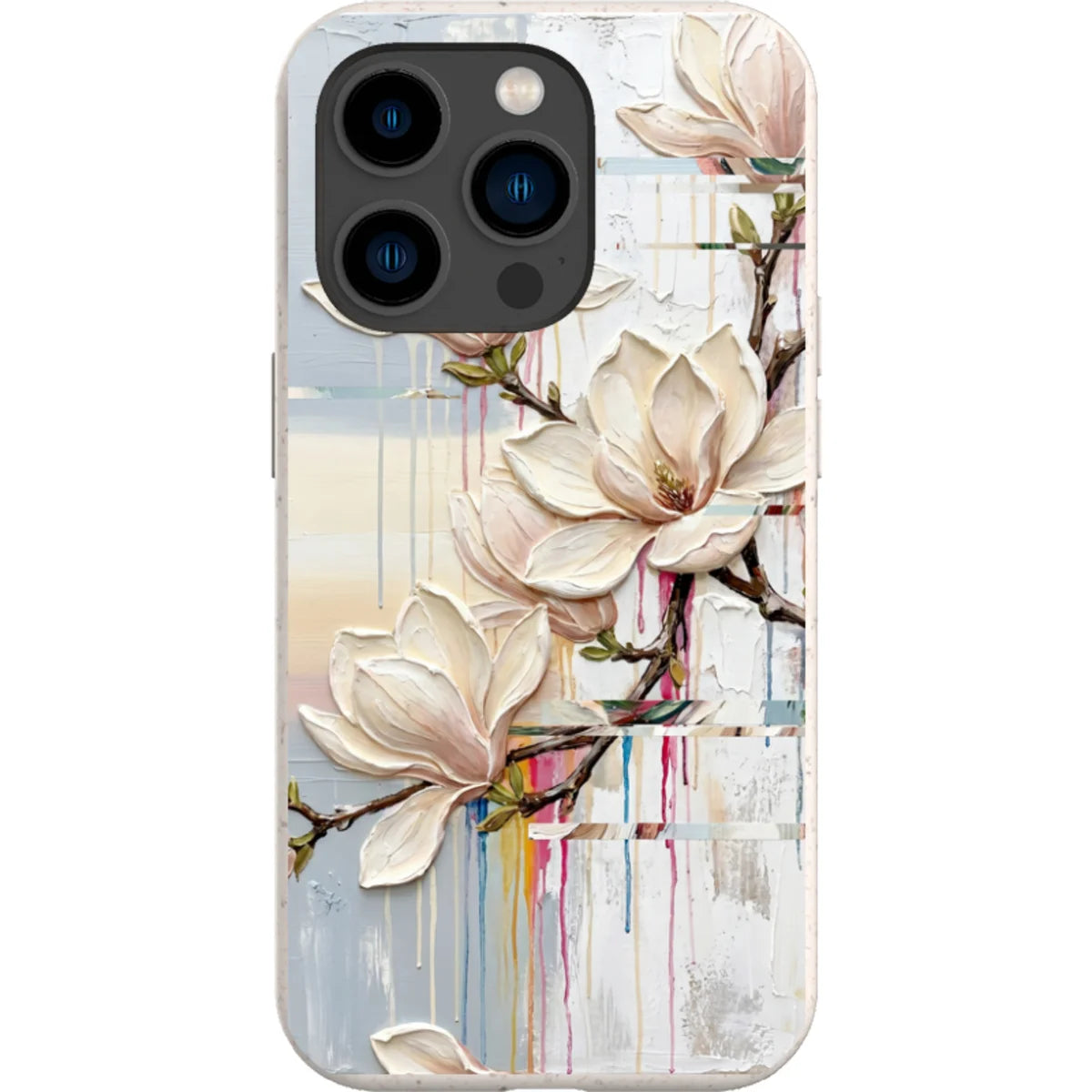 Magnolia Branches by Frida Lövström — iPhone 14 Pro iPhone Bio-degradable Case — Finnaij