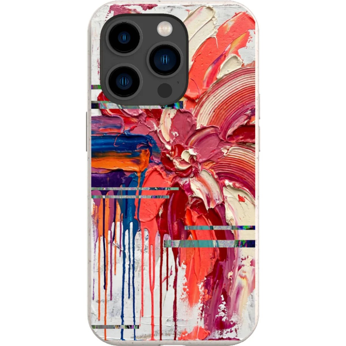 Abstract Florals by Frida Lövström — iPhone 14 Pro iPhone Bio-degradable Case — Finnaij