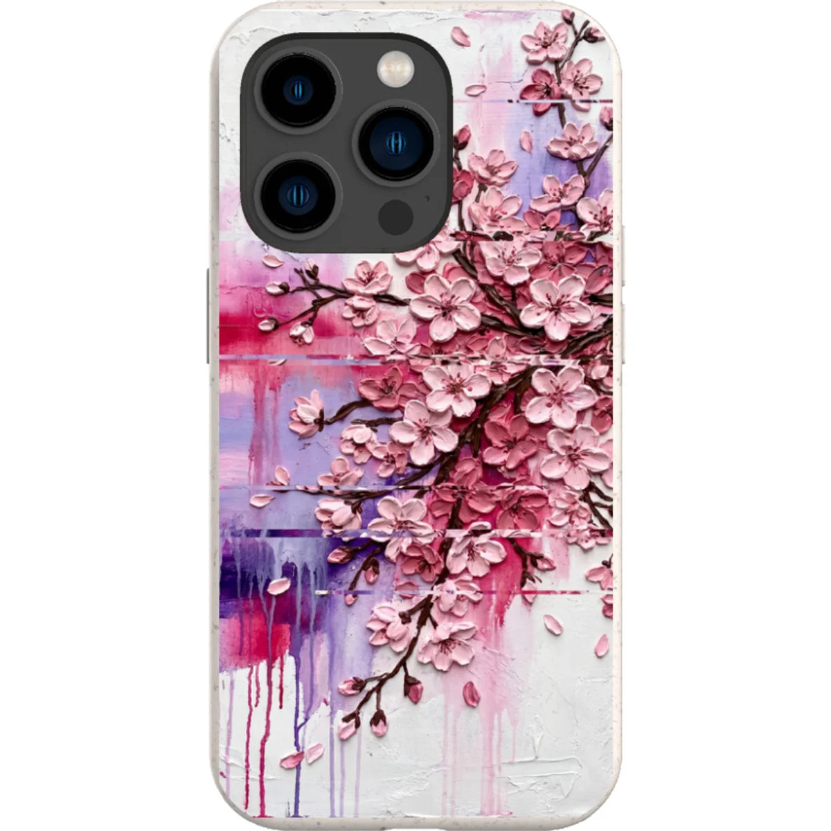 Cherry Blossoms by Frida Lövström — iPhone 14 Pro iPhone Bio-degradable Case — Finnaij