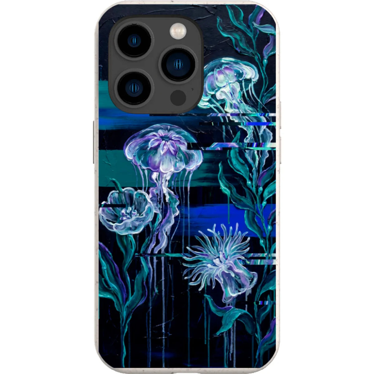 Deep-Sea Underwater Botanical Fantasy by Frida Lövström — iPhone 14 Pro iPhone Bio-degradable Case — Finnaij