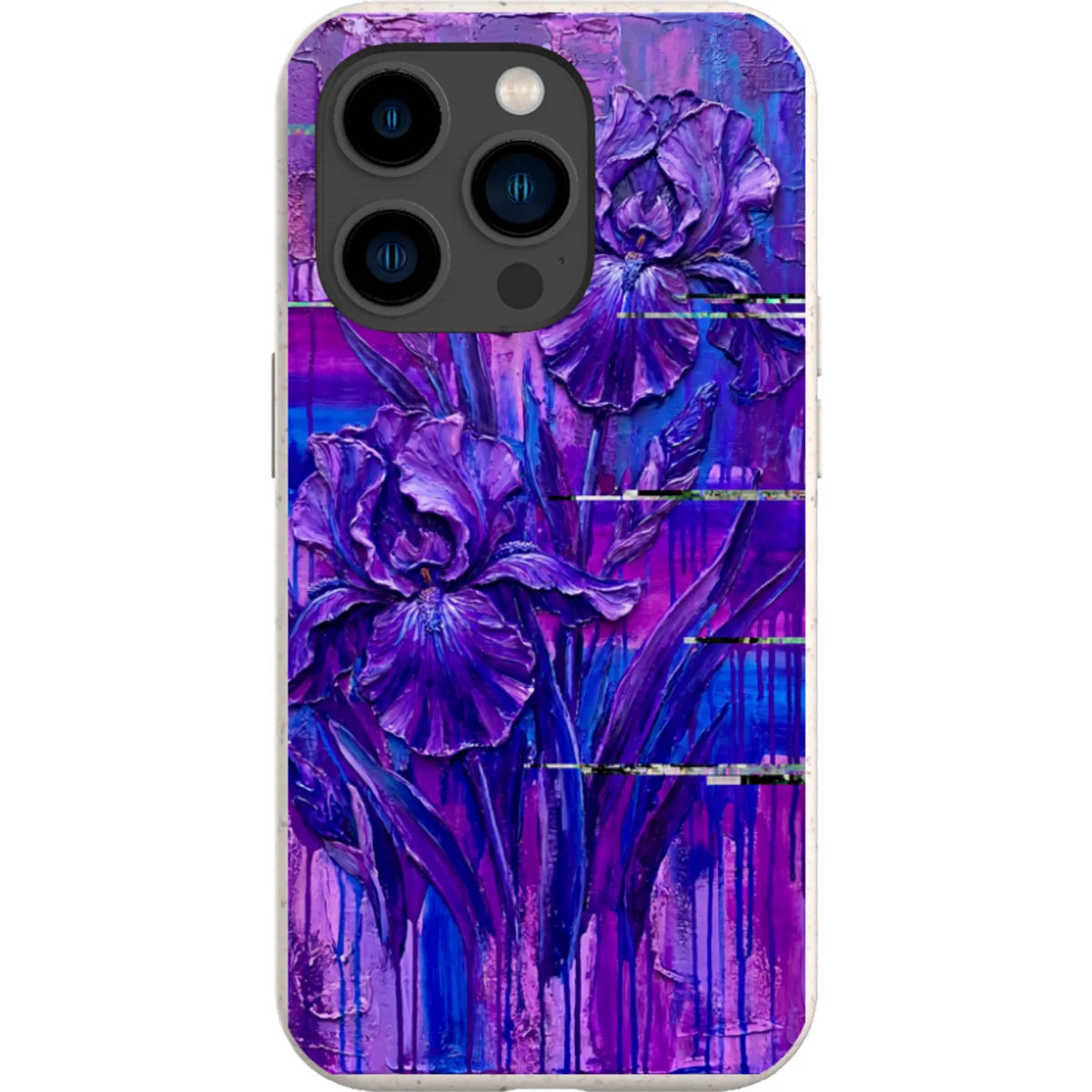 Iris Flowers by Frida Lövström — iPhone 14 Pro iPhone Bio-degradable Case — Finnaij