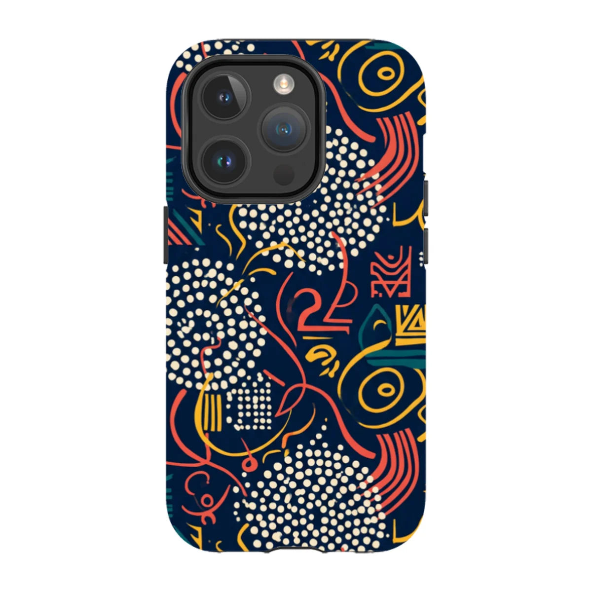 Adire Nightfall by Ada Okoye — Magsafe Tough Case for iPhone — Finnaij