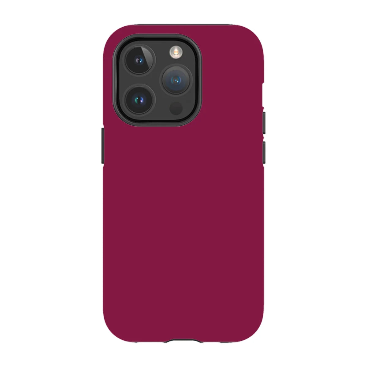 Simple Range Burgundy Orchid — iPhone 14 Pro MagSafe Tough Case — Finnaij
