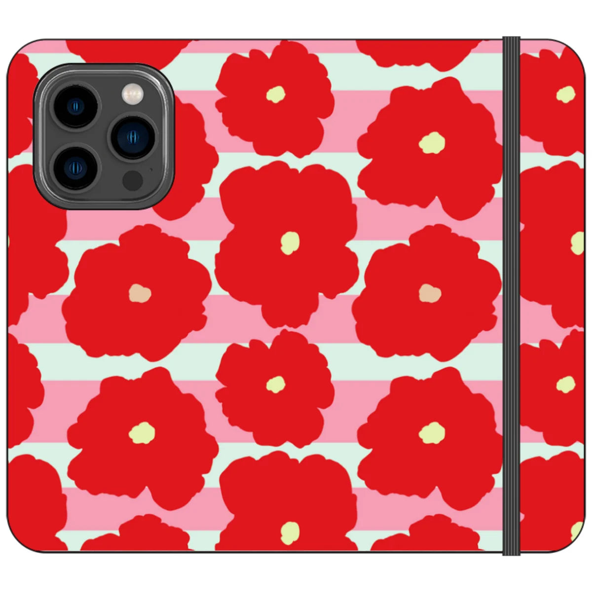 Bold Floral — iPhone 14 Pro Wallet Case — Finnaij