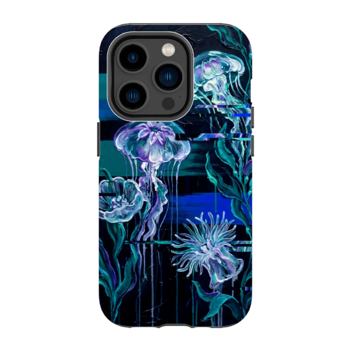Deep-Sea Underwater Botanical Fantasy by Frida Lövström — iPhone 14 Pro Tough Case — Finnaij