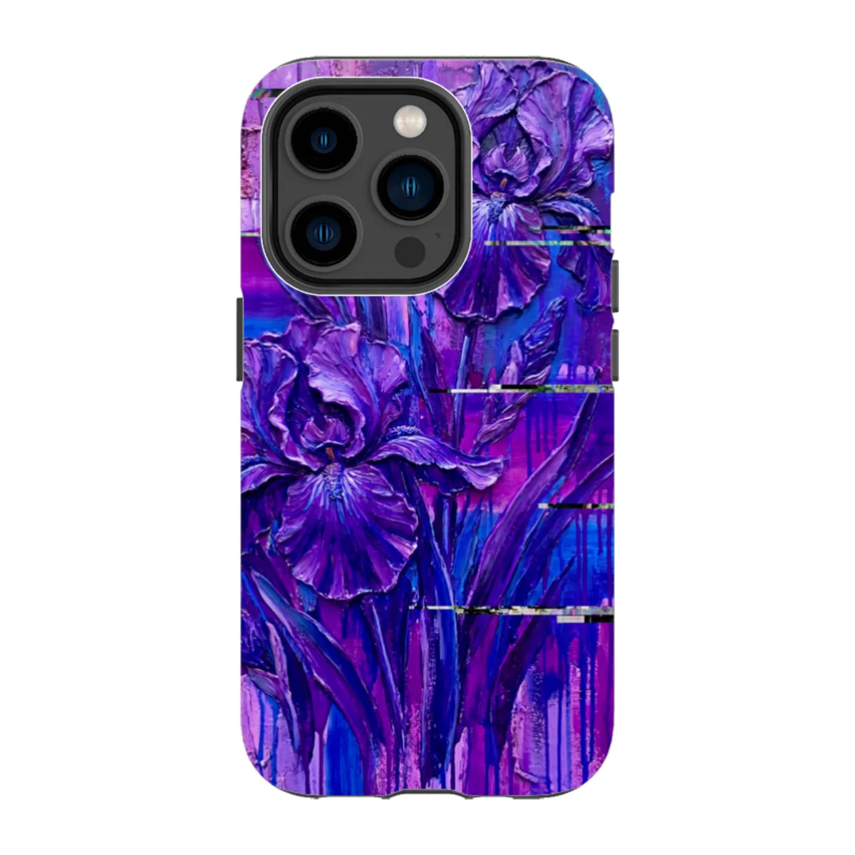 Iris Flowers by Frida Lövström — iPhone 14 Pro Tough Case — Finnaij