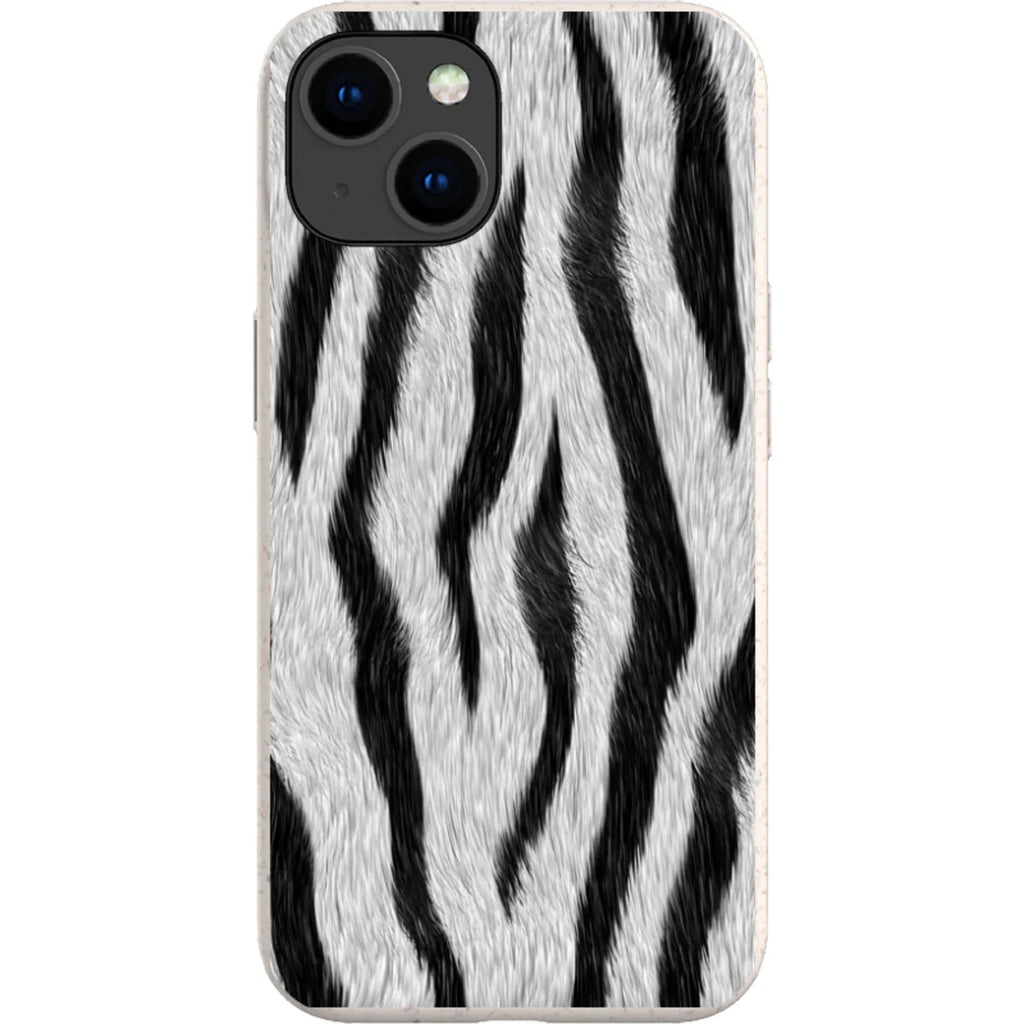 Zebra Groove — iPhone 15 iPhone Bio-degradable Case — Finnaij