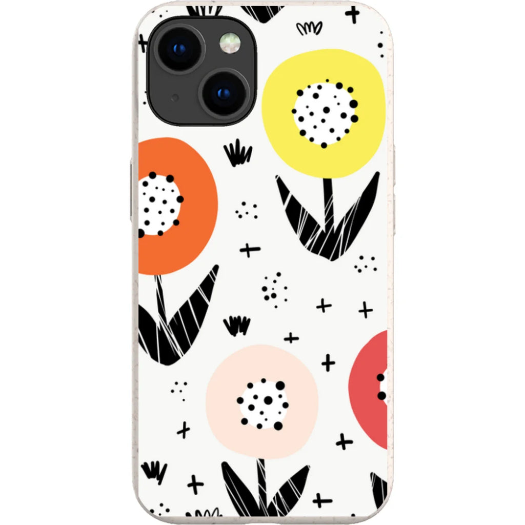 Botanical Doodle — iPhone 15 iPhone Bio-degradable Case — Finnaij