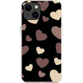 White & Black Hearts — iPhone 15 iPhone Bio-degradable Case — Finnaij