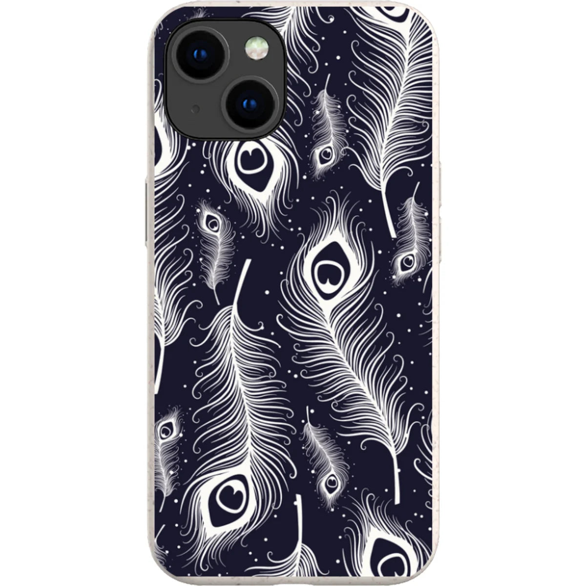 Feathers in Bloom — iPhone 15 iPhone Bio-degradable Case — Finnaij