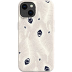 Feathers in Bloom Natural — iPhone 15 iPhone Bio-degradable Case — Finnaij