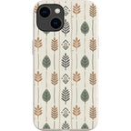 Birch and Linen Pattern by Elsi Vaarala — iPhone 15 iPhone Bio-degradable Case — Finnaij