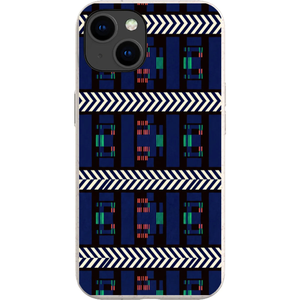 Midnight Aso-Oke by Ada Okoye — iPhone 15 iPhone Bio-degradable Case — Finnaij