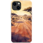 Laterite Road Golden Hour by Tobi Akinyemi — iPhone 15 iPhone Bio-degradable Case — Finnaij