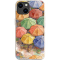 Market Umbrellas from Above by Tobi Akinyemi — iPhone 15 iPhone Bio-degradable Case — Finnaij