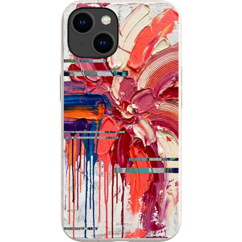 Abstract Florals by Frida Lövström — iPhone 15 iPhone Bio-degradable Case — Finnaij