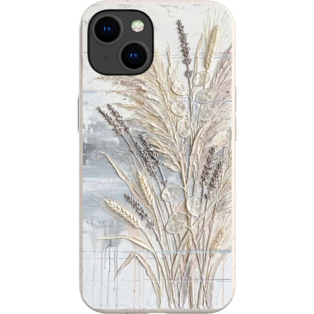 Dried Flowers and Grasses by Frida Lövström — iPhone 15 iPhone Bio-degradable Case — Finnaij