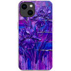 Iris Flowers by Frida Lövström — iPhone 15 iPhone Bio-degradable Case — Finnaij
